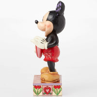 Jim Shore x Disney Traditions - A Love Note Mickey Holding Heart Figurine 6016329