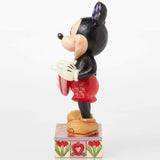 Jim Shore x Disney Traditions - A Love Note Mickey Holding Heart Figurine 6016329