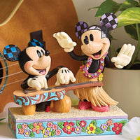 Jim Shore x Disney Traditions - Mickey & Minnie Hawaii Figurine 6016330