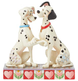 Jim Shore x Disney Traditions - 101 Ways to Love You Dalmatians Dog Figurine 6016331