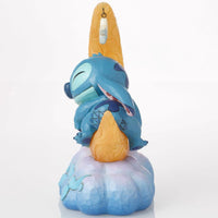 Jim Shore x Disney Traditions - Stitch & Scrump Sleep on Moon LED Figurine 6016334