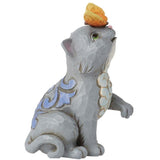 Jim Shore Heartwood Creek - Cat and Butterfly Figurine 6016382