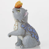 Jim Shore Heartwood Creek - Cat and Butterfly Figurine 6016382