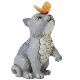 Jim Shore Heartwood Creek - Cat and Butterfly Figurine 6016382