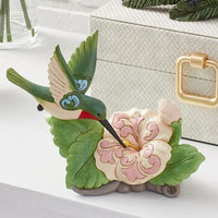 Jim Shore Heartwood Creek - Fluttering Florals Hummingbird Flower Figurine 6016386