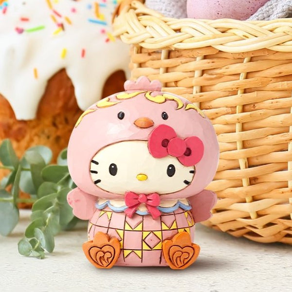 Jim Shore x Sanrio - Hello Kitty Easter Pink Chick Figurine 6016413