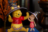 Jim Shore x Disney Traditions - Winnie The Boo Pooh & Piglet in Witch Hats Figurine 6016595