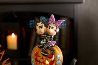 Jim Shore x Disney Traditions - Mickey & Minnie Spine-Tingling Sweethearts LED Figurine 6016596