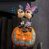 Jim Shore x Disney Traditions - Mickey & Minnie Spine-Tingling Sweethearts LED Figurine 6016596