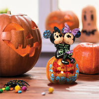 Jim Shore x Disney Traditions - Mickey & Minnie Spine-Tingling Sweethearts LED Figurine 6016596