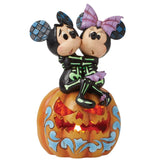 Jim Shore x Disney Traditions - Mickey & Minnie Spine-Tingling Sweethearts LED Figurine 6016596