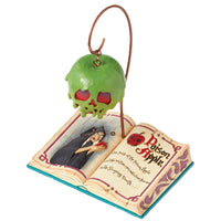 Jim Shore x Disney Traditions - Poisoned Apple Spell Book Snow White Wicked Witch Figurine 6016597