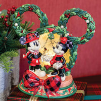 Jim Shore x Disney Traditions - Mickey & Minnie Magical Winter Moments Figurine 6016880