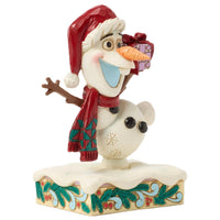 Jim Shore x Disney Traditions - Olaf Frozen Festive Frost Figurine 6016888