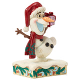 Jim Shore x Disney Traditions - Olaf Frozen Festive Frost Figurine 6016888