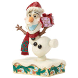 Jim Shore x Disney Traditions - Olaf Frozen Festive Frost Figurine 6016888