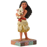 Jim Shore x Disney Traditions - Wayfinder's Best Friend Moana & Pua Figurine 6016893