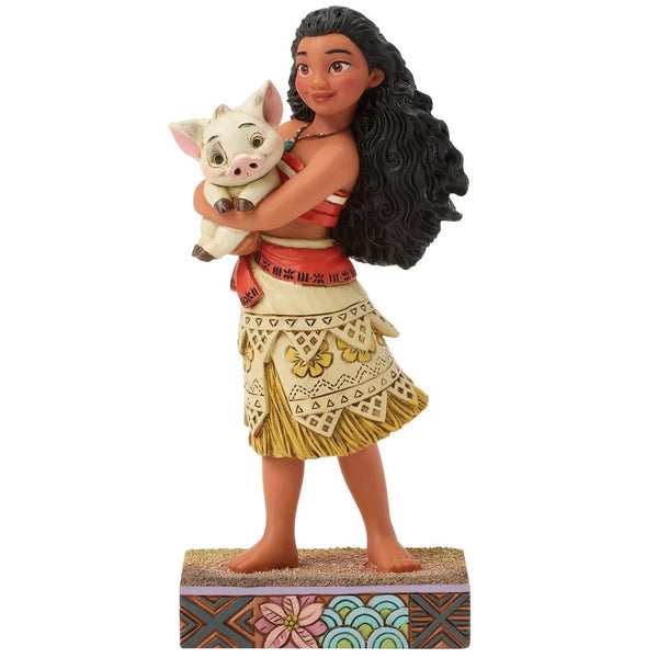 Jim Shore x Disney Traditions - Wayfinder's Best Friend Moana & Pua Figurine 6016893