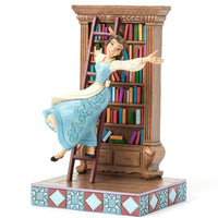 Jim Shore x Disney Traditions - Beauty And The Beast Belle in Library Figurine 6016894
