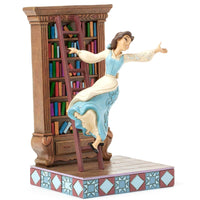 Jim Shore x Disney Traditions - Beauty And The Beast Belle in Library Figurine 6016894