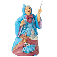 Jim Shore Disney Traditions - Fairy Godmother Midnight Magic Cinderella Glass Slipper Figurine 6016898