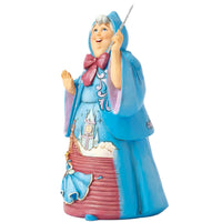 Jim Shore Disney Traditions - Fairy Godmother Midnight Magic Cinderella Glass Slipper Figurine 6016898