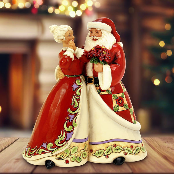 Jim Shore Heartwood Creek - Mr. and Mrs. Claus Holiday Dance 6017007