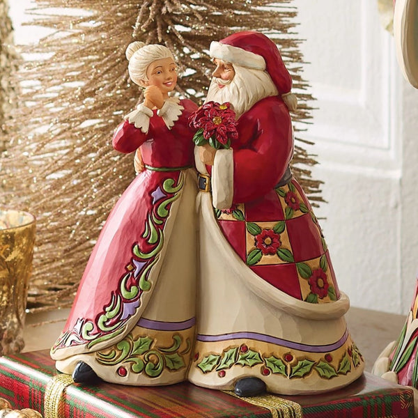 Jim Shore Heartwood Creek - Mr. and Mrs. Claus Holiday Dance 6017007