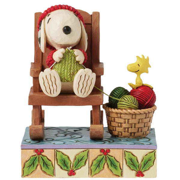 Jim Shore x Peanuts - Handmade Happiness Snoopy & Woodstock Figurine 6017232