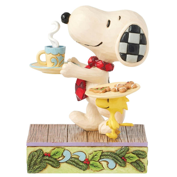 Jim Shore x Peanuts - Christmas Cookies Snoopy & Woodstock Figurine 6017233