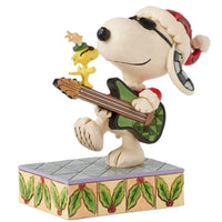 Jim Shore x Peanuts - Rock 'n' Roll Duo Snoopy & Woodstock Figurine 6017236