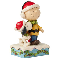 Jim Shore x Peanuts - Bundled in Friendship Snoopy & Charlie Brown Figurine 6017237