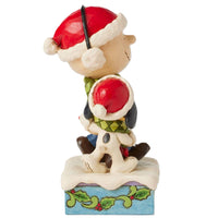 Jim Shore x Peanuts - Bundled in Friendship Snoopy & Charlie Brown Figurine 6017237