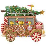 Jim Shore x Peanuts - Gingerbread Joyride Snoopy & Woodstock Figurine 6017238