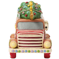 Jim Shore x Peanuts - Gingerbread Joyride Snoopy & Woodstock Figurine 6017238