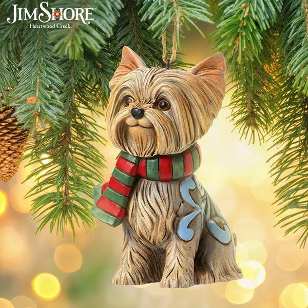 Jim Shore Heartwood Creek - Yorkshire Terrier Yorkie Ornament 6017528