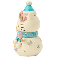 Jim Shore x Sanrio - Hello Kitty Pink Snowman Holiday Figurine 6017555