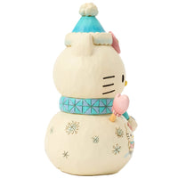 Jim Shore x Sanrio - Hello Kitty Pink Snowman Holiday Figurine 6017555