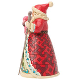 Jim Shore Heartwood Creek - It's a Magical Pinkmas Santa with Pink Flamingo Figurine 6017770