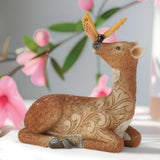 Jim Shore Heartwood Creek - Deer with Butterfly Figurine 6017783