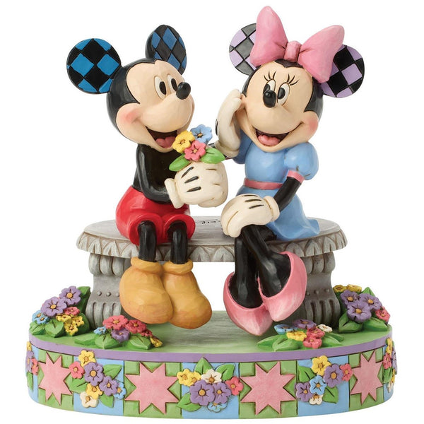 Jim Shore x Disney Traditions - Mickey & Minnie A Blooming Romance Figurine 6017845