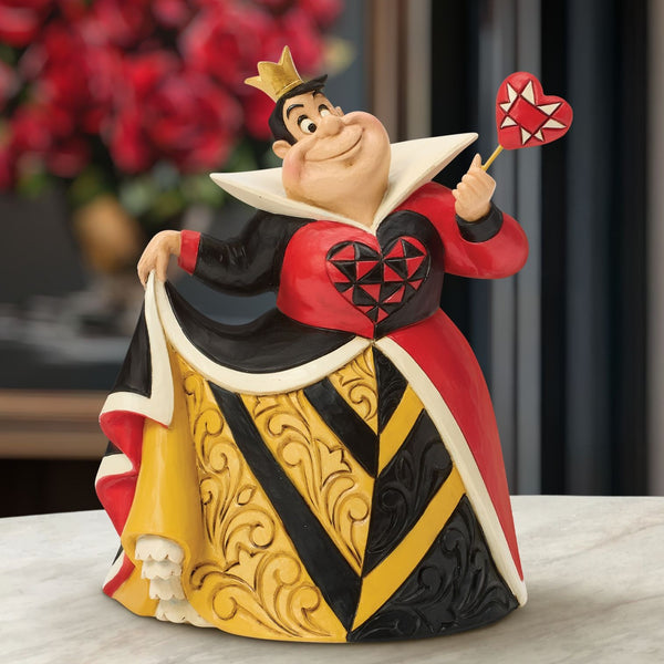Jim Shore x Disney Traditions - Off with Their Heads Queen of Hearts Figurine 6017854