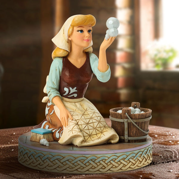 Jim Shore x Disney Traditions - Hope In Every Bubble Cinderella Figurine 6017856