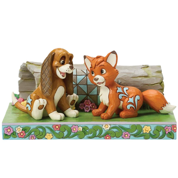 Jim Shore Disney Traditions - The Fox & Hound An Unlikely Friendship Figurine 6017858