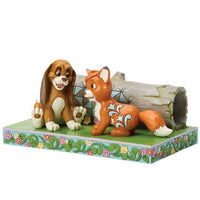 Jim Shore Disney Traditions - The Fox & Hound An Unlikely Friendship Figurine 6017858