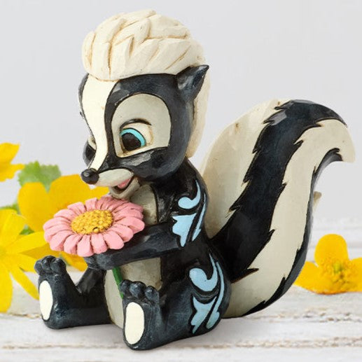Jim Shore x Disney Traditions - Flower Skunk Bambi Figurine
