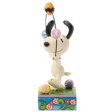 Jim Shore x Peanuts - Snoopy Juggling Easter Joy Figurine 6017866