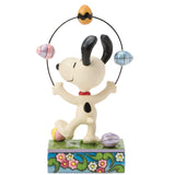 Jim Shore x Peanuts - Snoopy Juggling Easter Joy Figurine 6017866