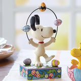 Jim Shore x Peanuts - Snoopy Juggling Easter Joy Figurine 6017866