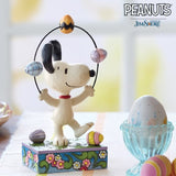 Jim Shore x Peanuts - Snoopy Juggling Easter Joy Figurine 6017866